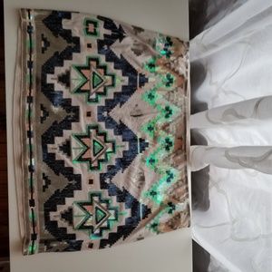 Express Mini Sequin Skirt